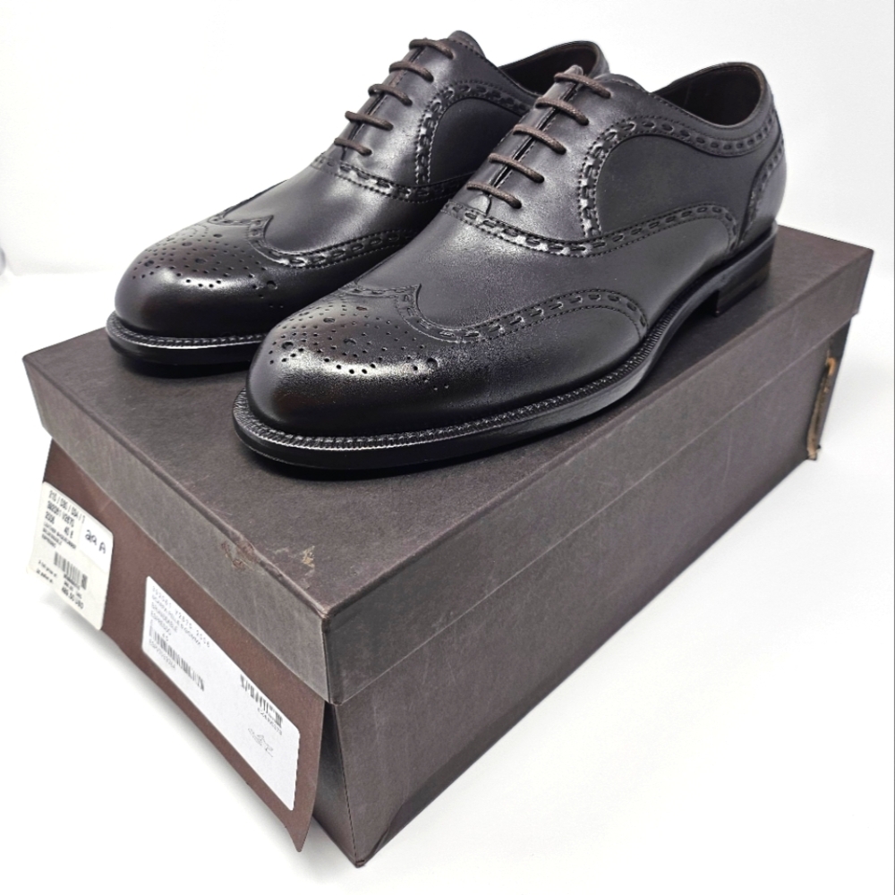 ❌️SOLD❌️ Bottega Veneta 7 40 Brunissable Expresso Brown Oxford Brogues Leather